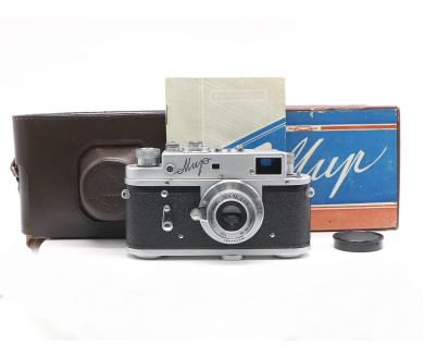 Мир + Индустар-50 в упаковке (СССР, 1959)