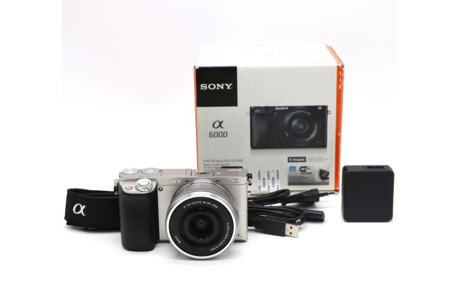Sony A6000 ILCE-6000L kit в упаковке (пробег 53665 кадров)