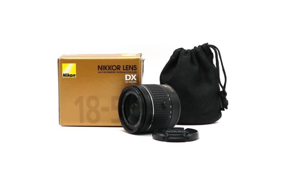 Nikon 18-55mm f/3.5-5.6G AF-P DX Nikkor в упаковке
