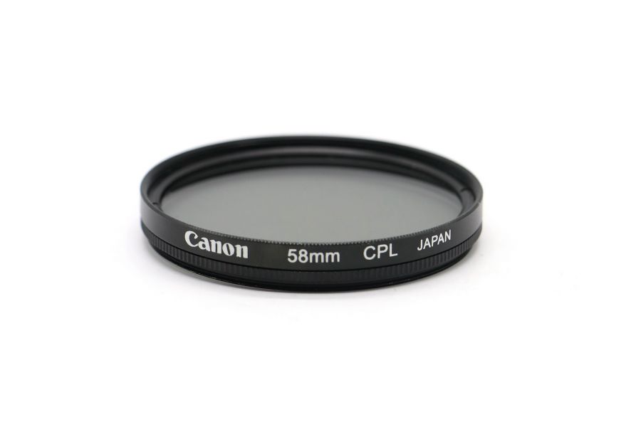 Светофильтр Canon 58mm CPL в упаковке