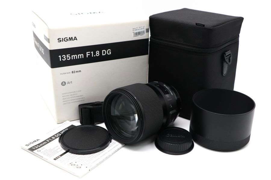 Sigma AF 135mm f/1.8 DG HSM Art Canon EF в упаковке
