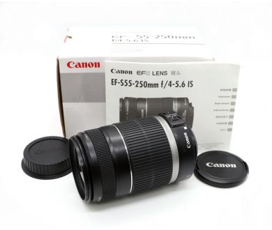 Canon EF-S 55-250mm f/4-5.6 IS в упаковке