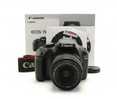 Canon EOS 1100D kit в упаковке (пробег 20885 кадров)