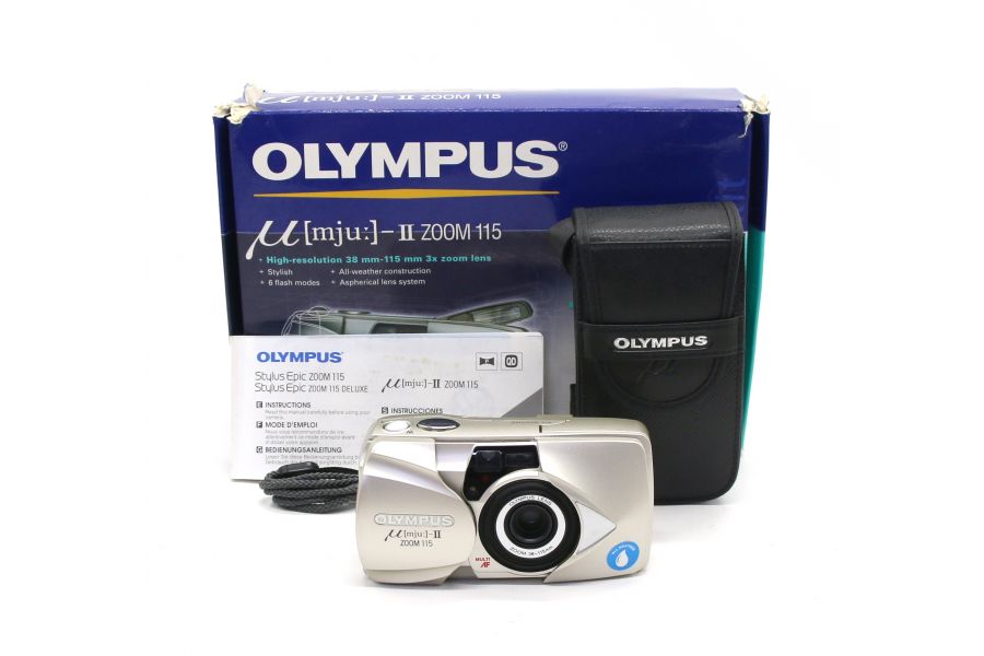 Фотокамера Olympus mju II zoom 115 в упаковке