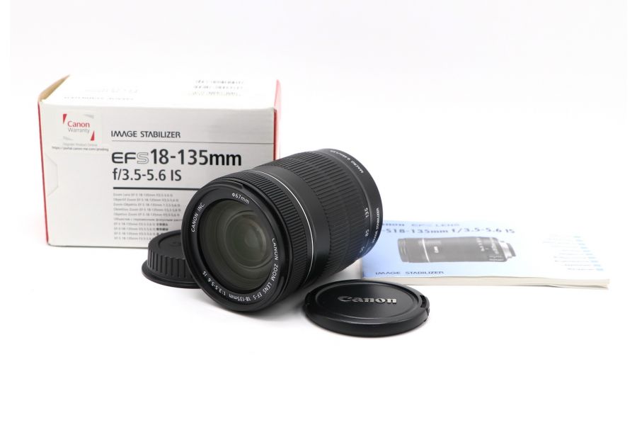 Canon EF-S 18-135mm 3.5-5.6 IS в упаковке