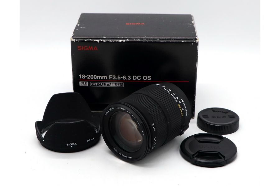 Sigma AF 18-200mm f/3.5-6.3 DC OS Sigma SA в упаковке б/у