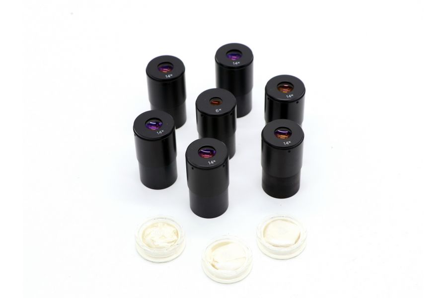 Набор окуляров для микроскопа ЗИП 