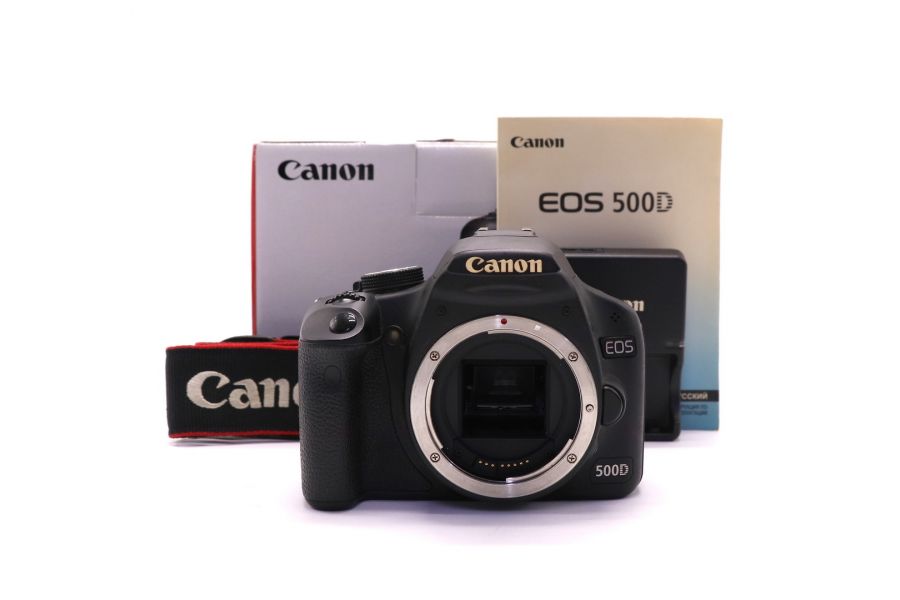 Canon EOS 500D body в упаковке (пробег 17500 кадров)