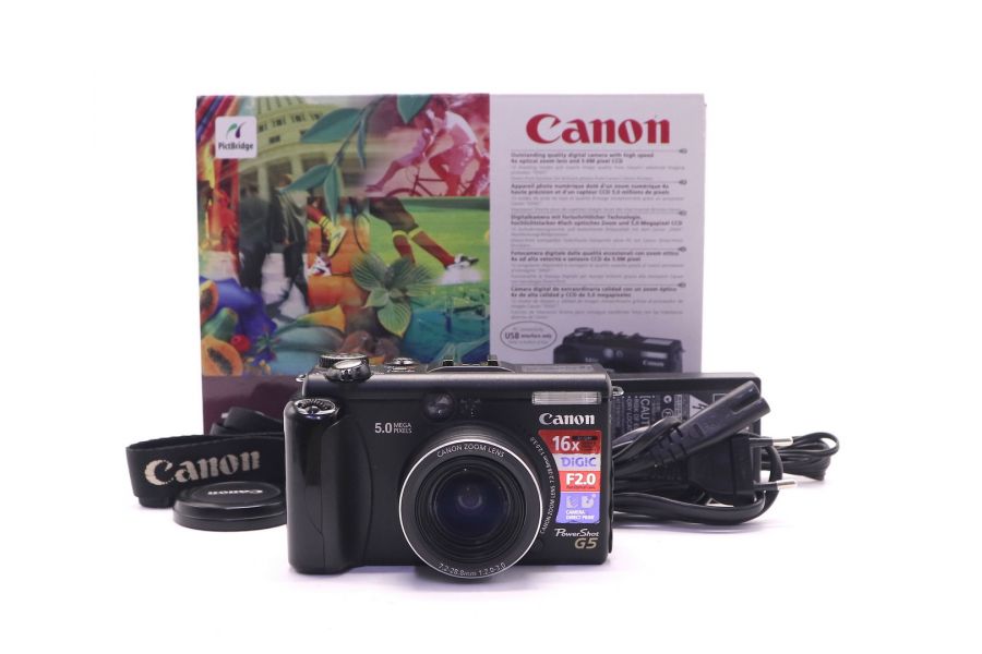 Canon PowerShot G5 в упаковке