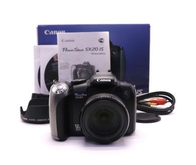 Купить Canon PowerShot SX20 IS в упаковке Canon PowerShot SX20 IS в упаковке