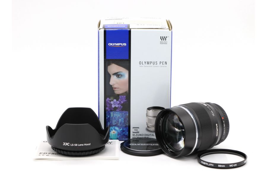 Olympus Zuiko Digital ED 75mm f/1.8 новый