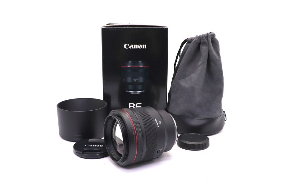 Объектив RF 85mm F1.2L USM в упаковке