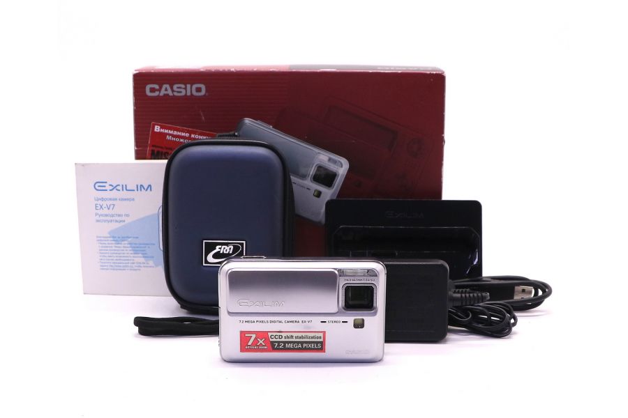 Casio Exilim Hi-Zoom EX-V7 в упаковке