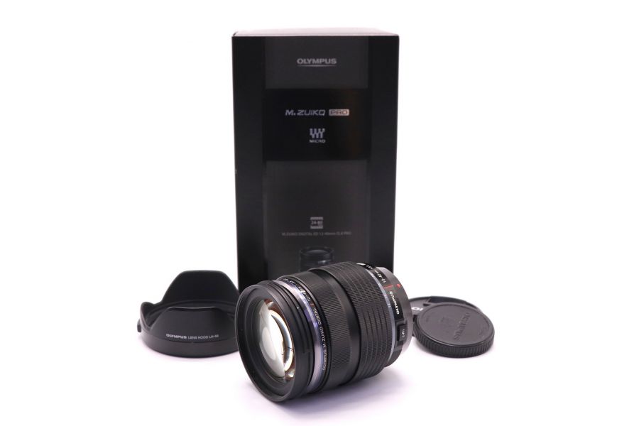 Olympus M.Zuiko Digital 12-40mm f/2.8 PRO в упаковке
