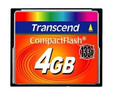 Флеш карта Compact Flash Transcend 4GB 133x