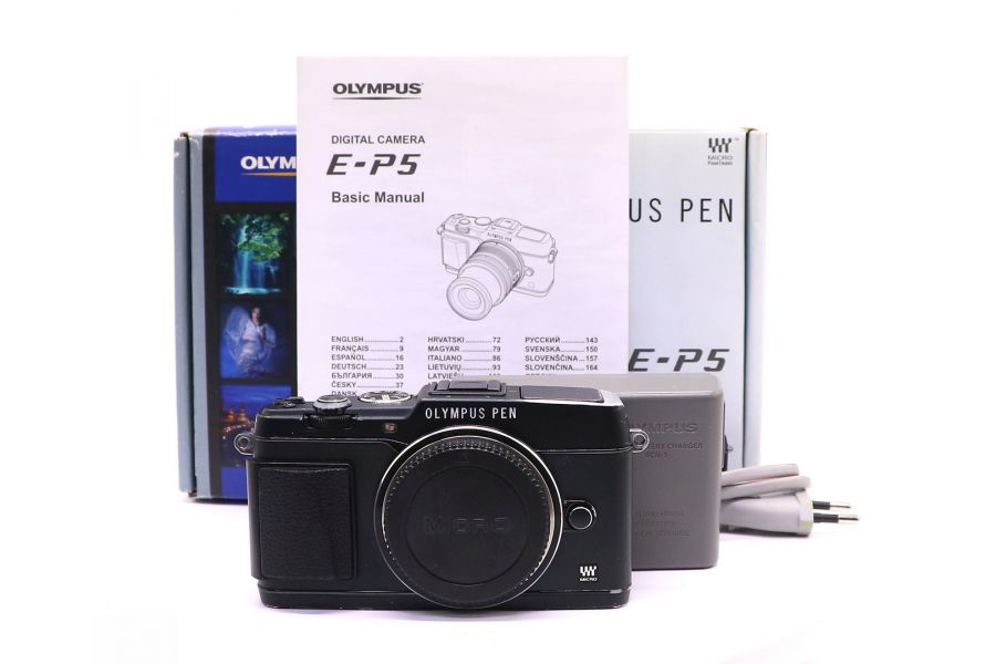 Olympus Pen E-P5 body в упаковке (пробег 39675 кадров)