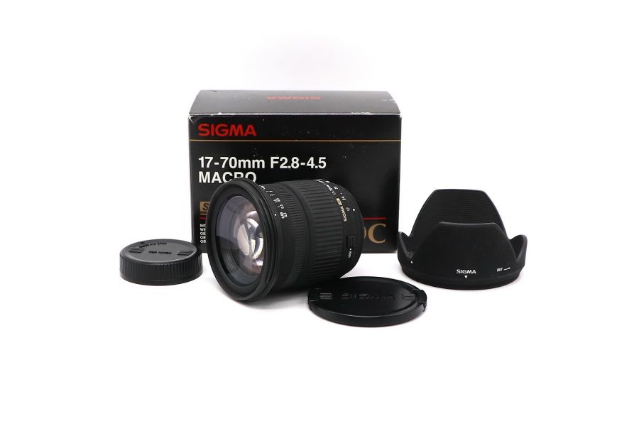 Sigma AF 17-70mm F2.8-4.5 DC Nikon F в упаковке