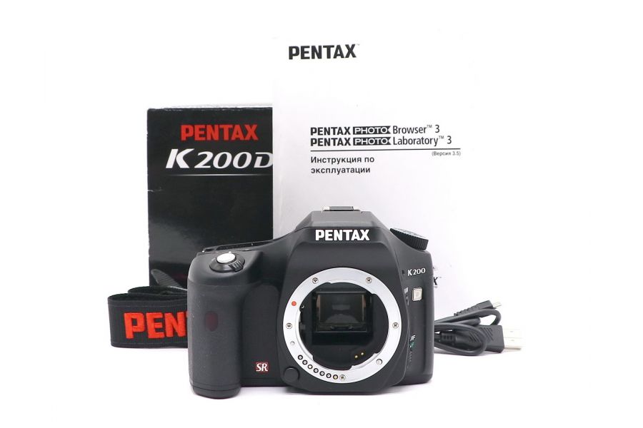 Pentax K200d body в упаковке (пробег 320 кадров)