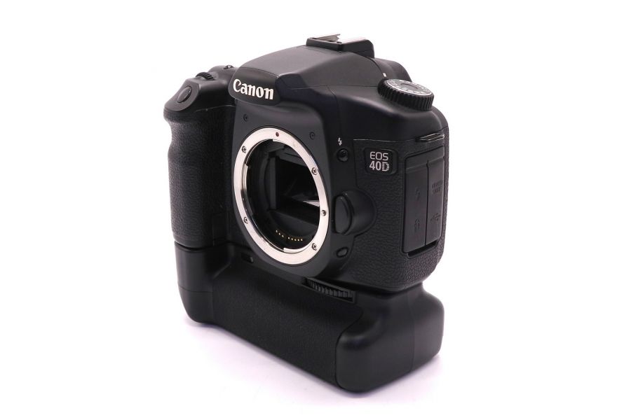 Canon EOS 40D body (пробег 24400 кадров) + батарейная ручка