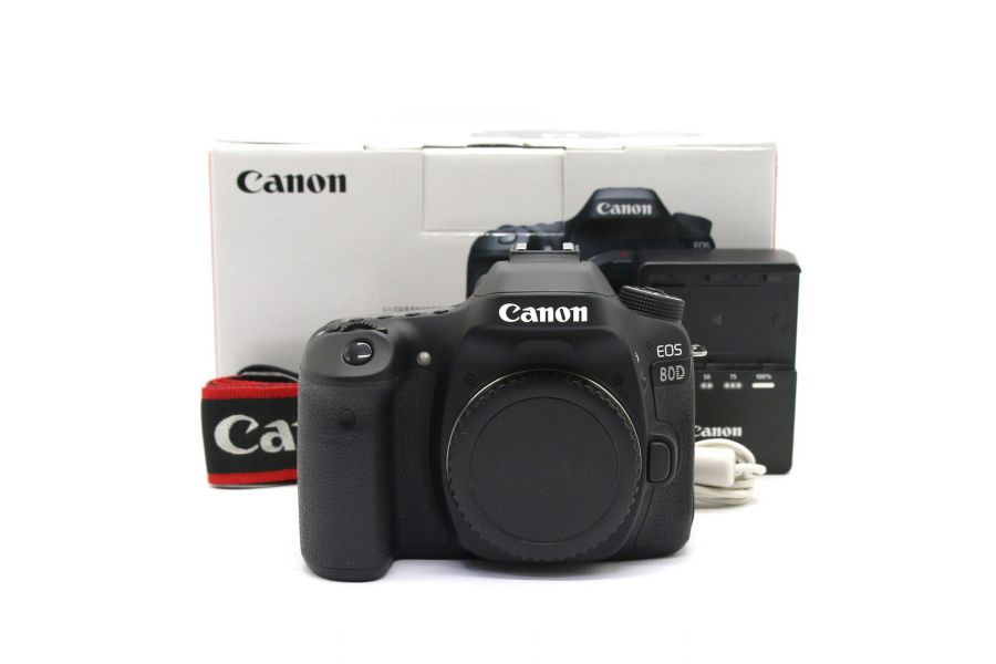 Canon EOS 80D body в упаковке (пробег 6110 кадров)
