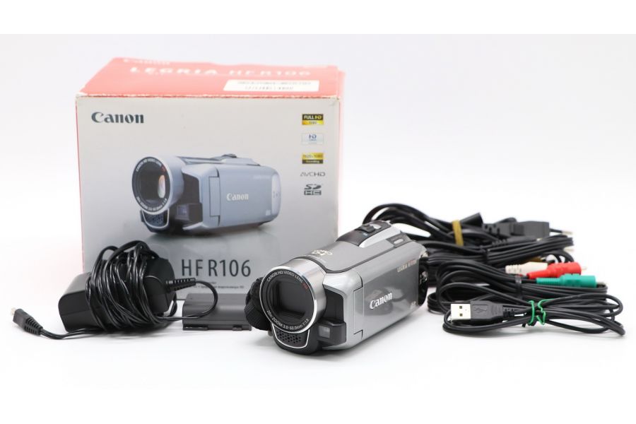 Видеокамера Canon LEGRIA HF R106E в упаковке