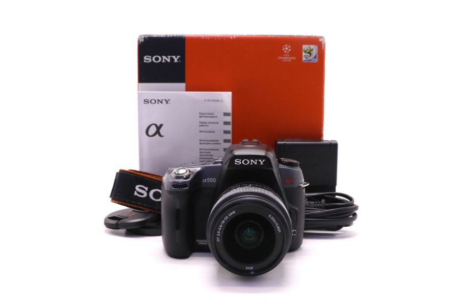 Sony A550 kit в упаковке (пробег 18000 кадров)