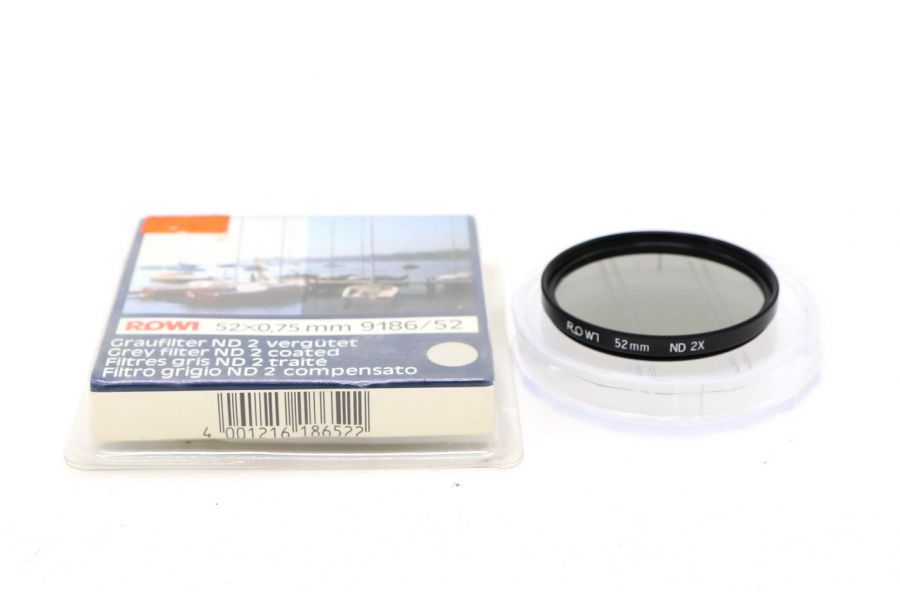 Светофильтр Rowi 52mm ND 2X