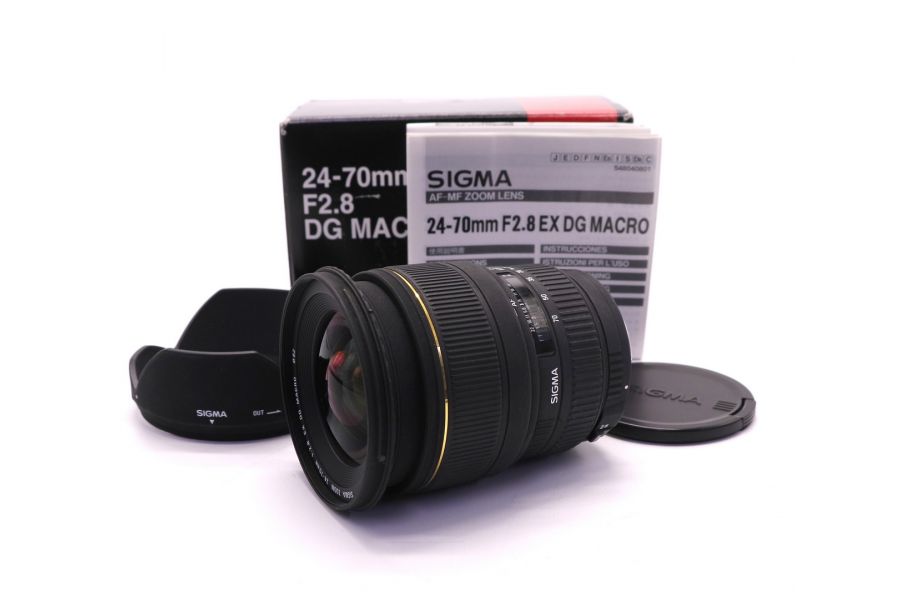 Sigma AF 24-70mm f/2.8 EX DG MACRO Canon EF в упаковке