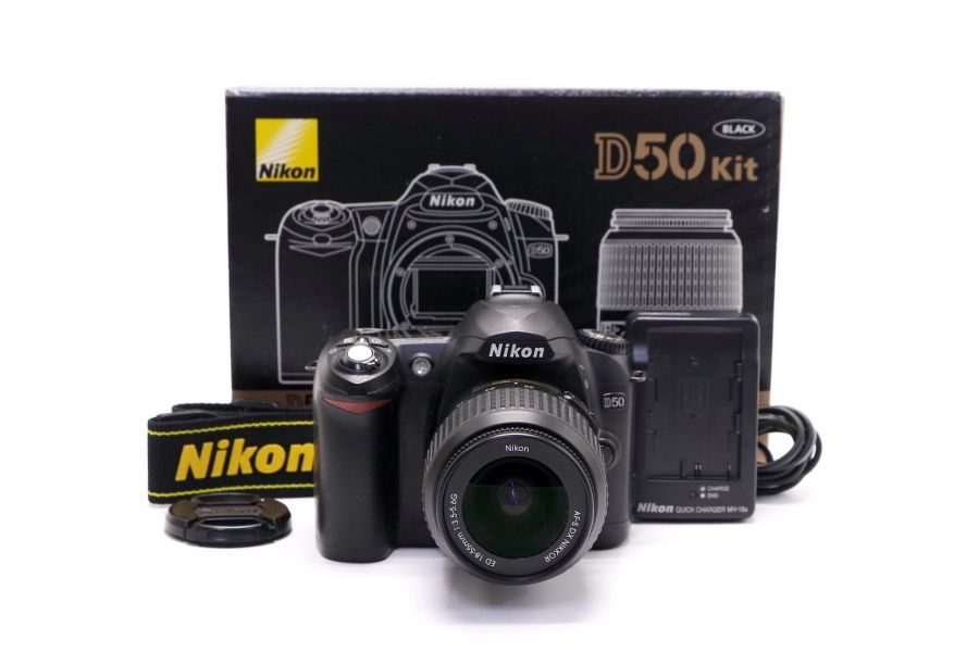 Nikon D50 kit в упаковке (пробег 7905 кадров)