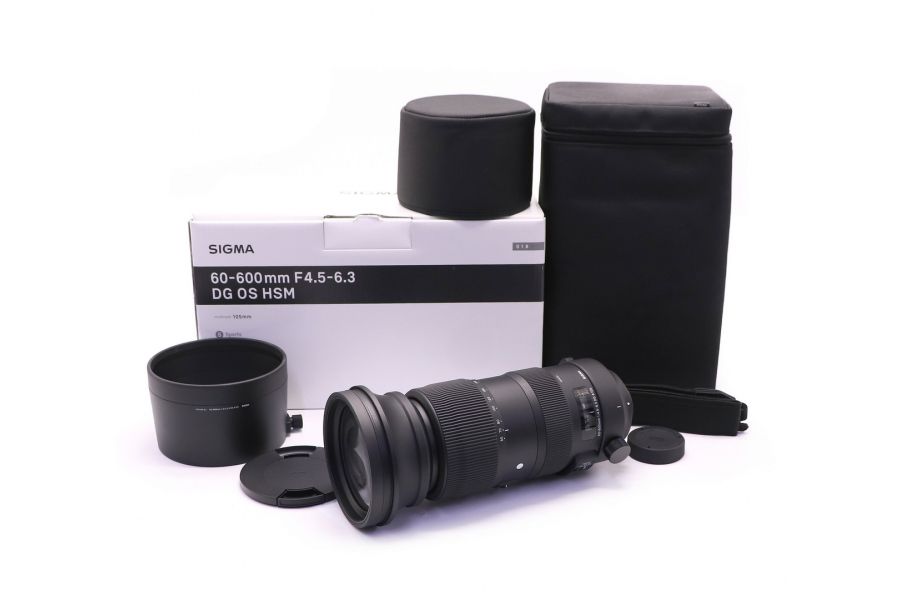 Sigma 60-600mm f/4.5-6.3 DG OS HSM Sports Nikon F в упаковке