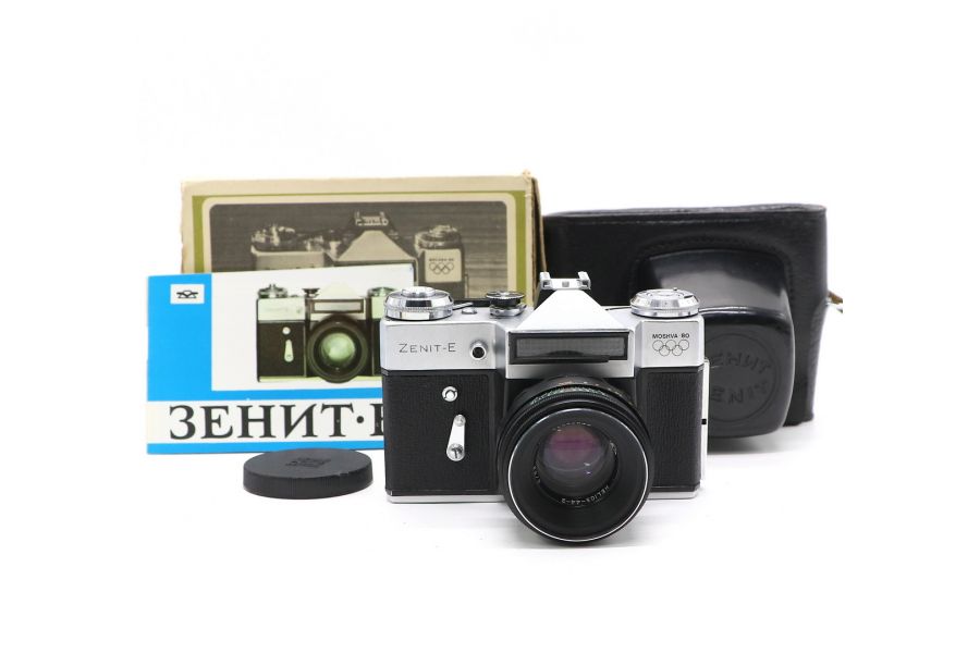 Редкий Зенит-Е черный Москва 1980 в упаковке