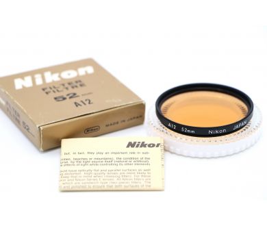 Купить Светофильтр Nikon A12 52mm Светофильтр Nikon A12 52mm