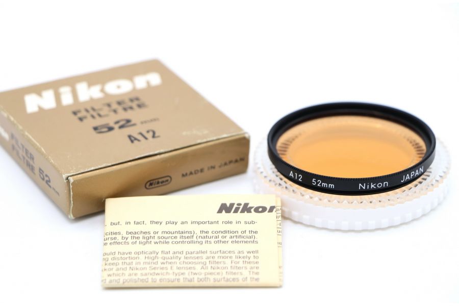 Светофильтр Nikon A12 52mm
