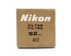 Светофильтр Nikon A12 52mm