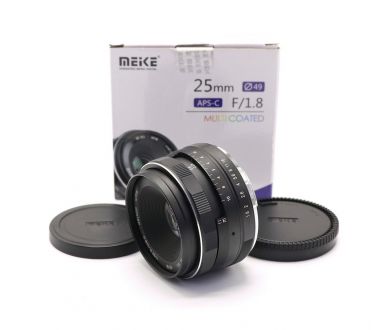 Meike 1.8/25mm Multi Coated Canon Canon EF-M в упаковке