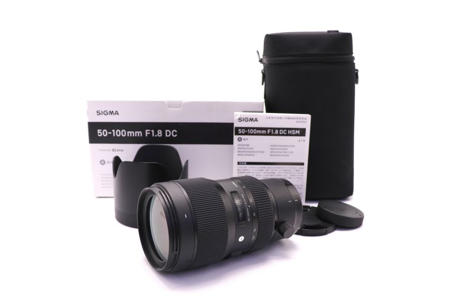 Sigma 50-100mm f/1.8 DC HSM Art Canon EF в упаковке