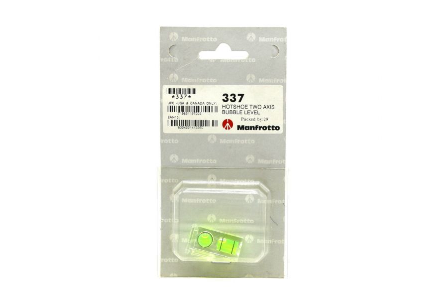 Пузырьковый уровень Manfrotto 337