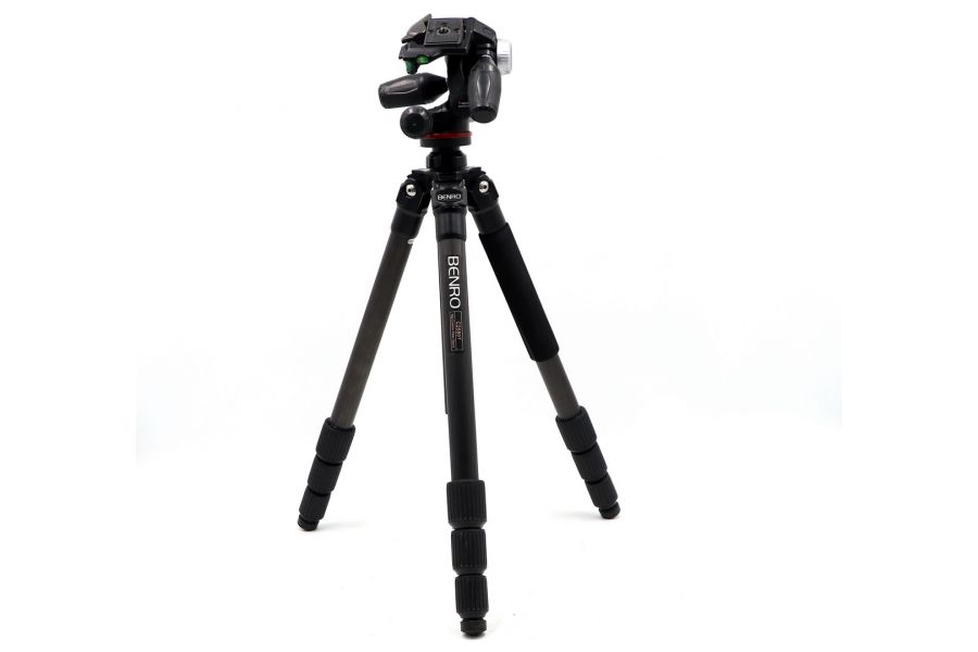 Штатив Benro C2580T + голова Manfrotto MHXPRO-3W
