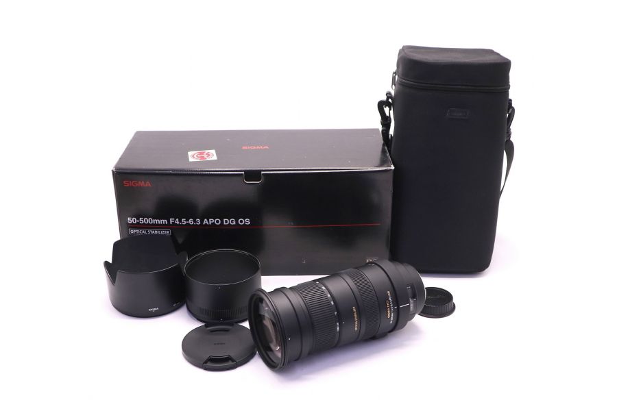 Sigma 50-500mm f/ 4-6.3 DG APO EX HSM for Canon в упаковке