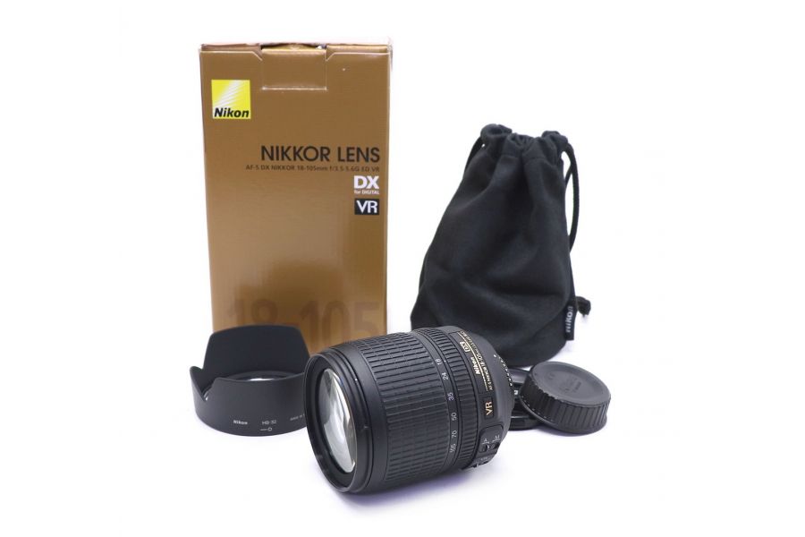 Nikon 18-105mm f/3.5-5.6G AF-S ED DX VR Nikkor в упаковке