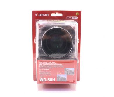 Конвертер Canon Wide-Converter WD-58H 0.7x 58mm в упаковке