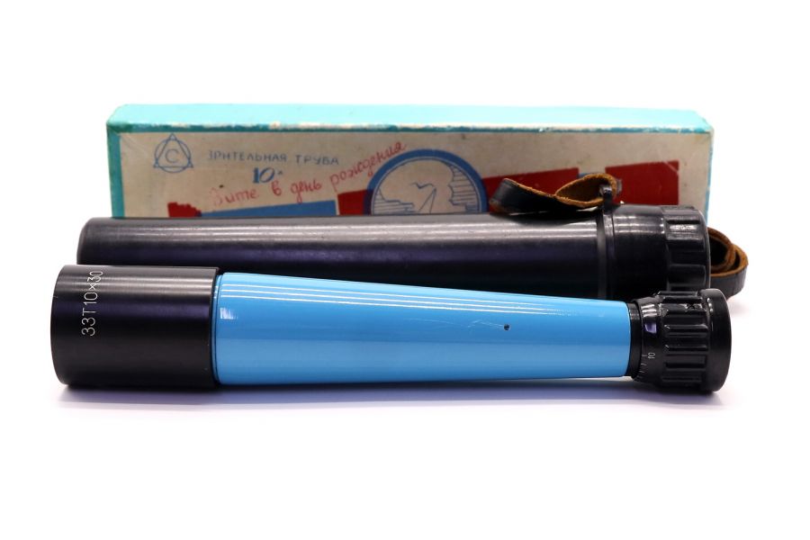 Труба подзорная ЗЗТ 10х30 в упаковке 