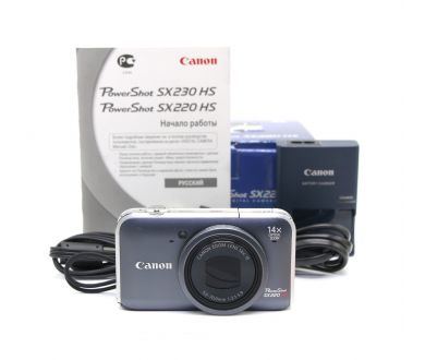 Купить Canon PowerShot SX220 HS в упаковке Canon PowerShot SX220 HS в упаковке