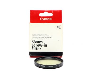 Светофильтр Canon 58mm PL