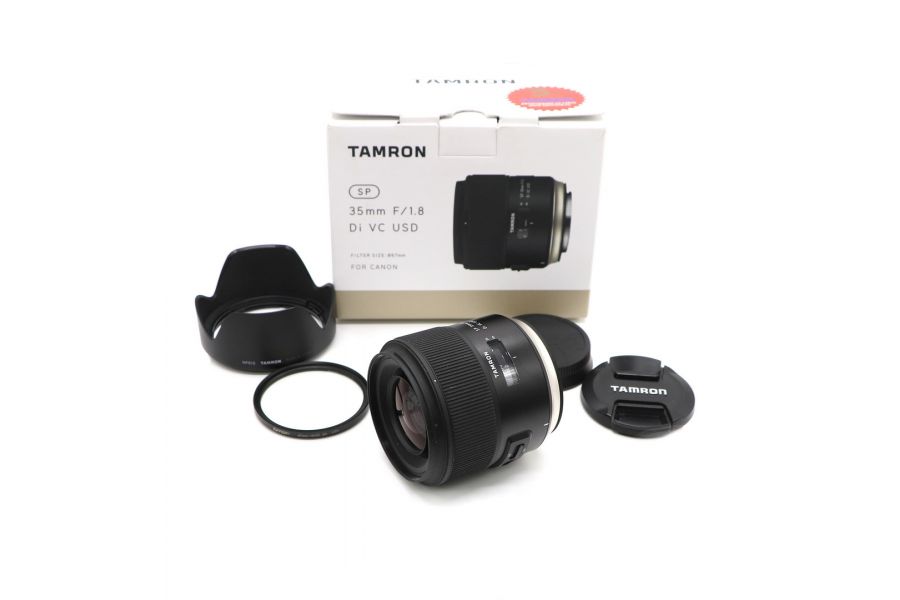 Tamron SP 35mm f/1.8 DI VC USD в упаковке
