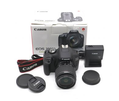 Купить Canon EOS 2000D kit в упаковке (пробег 4180 кадров) Canon EOS 2000D kit в упаковке (пробег 4180 кадров)