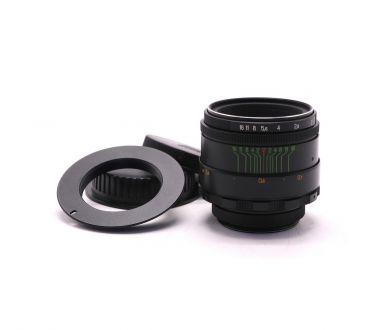 Объектив Юпитер-37А 3.5/135 + адаптер K&F Concept для Canon EF — винтажная оптика с уникальным боке