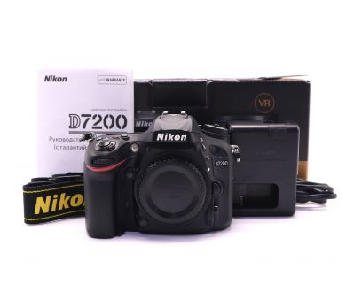 Nikon D7200 body в упаковке (пробег 225950 кадров)