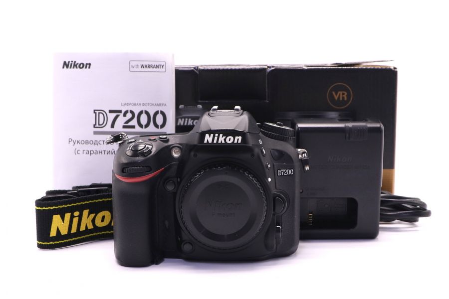 Nikon D7200 body в упаковке (пробег 225950 кадров)