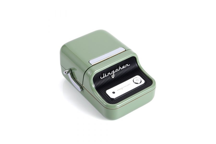 Термопринтер для печати этикеток 50x30 Niimbot B21 (зеленый)